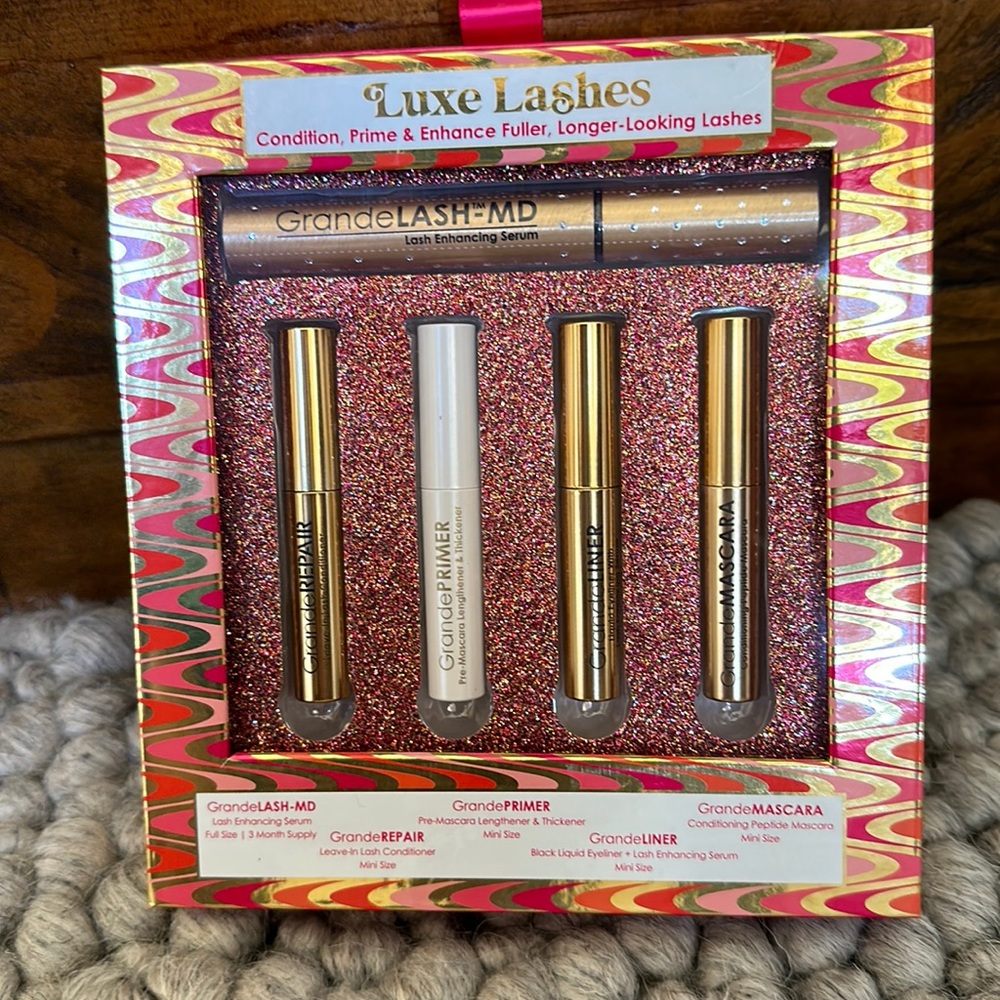 NWT Grande Lash MD luxe lashes holiday 2023 gift set